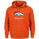 Men's Denver Broncos Critical Victory Pullover Hoodie - Orange,baseball caps,new era cap wholesale,wholesale hats